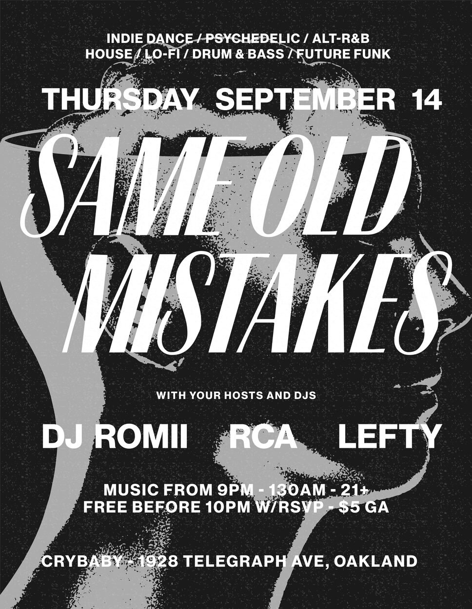 Same Old Mistakes flyer